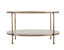 Load image into Gallery viewer, Solid Wood And Manufactured Wood And Metal Square Coffee Table - White
