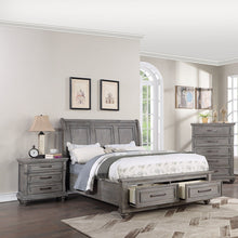 Load image into Gallery viewer, 3 Piece Bedroom Set, Bed With 2 Nightstands
