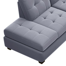 Load image into Gallery viewer, Orisfur. Modern Sectional Sofa with Reversible Chaise, L Shaped Couch Set with Storage Ottoman and Two Cup Holders for Living Room
