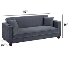 Load image into Gallery viewer, Modern Convertible Sofa With Hidden Storage USB Port, Cup Holder
