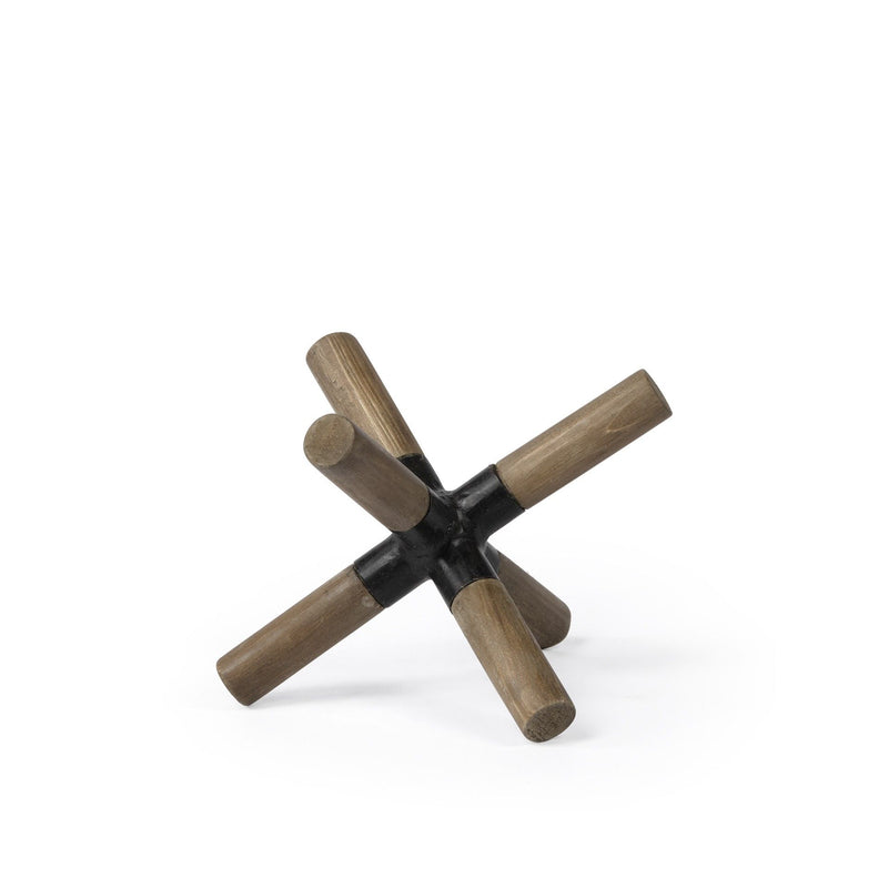 Modern Abstract Tabletop Sculpture (392571) - Brown