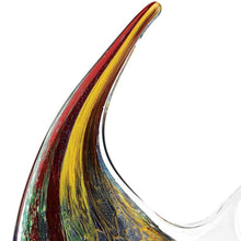 Load image into Gallery viewer, Murano Fish Figurine Tabletop Sculpture - Red / Yellow
