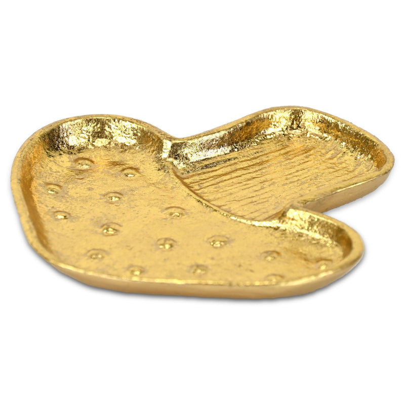Cast Iron Handmade Trinket Tray - Gold