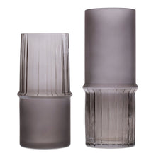 Load image into Gallery viewer, Cylinder Table Vases (Set of 2) - Gray
