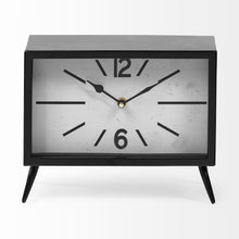 Load image into Gallery viewer, Table Clock (376227) - Black / White
