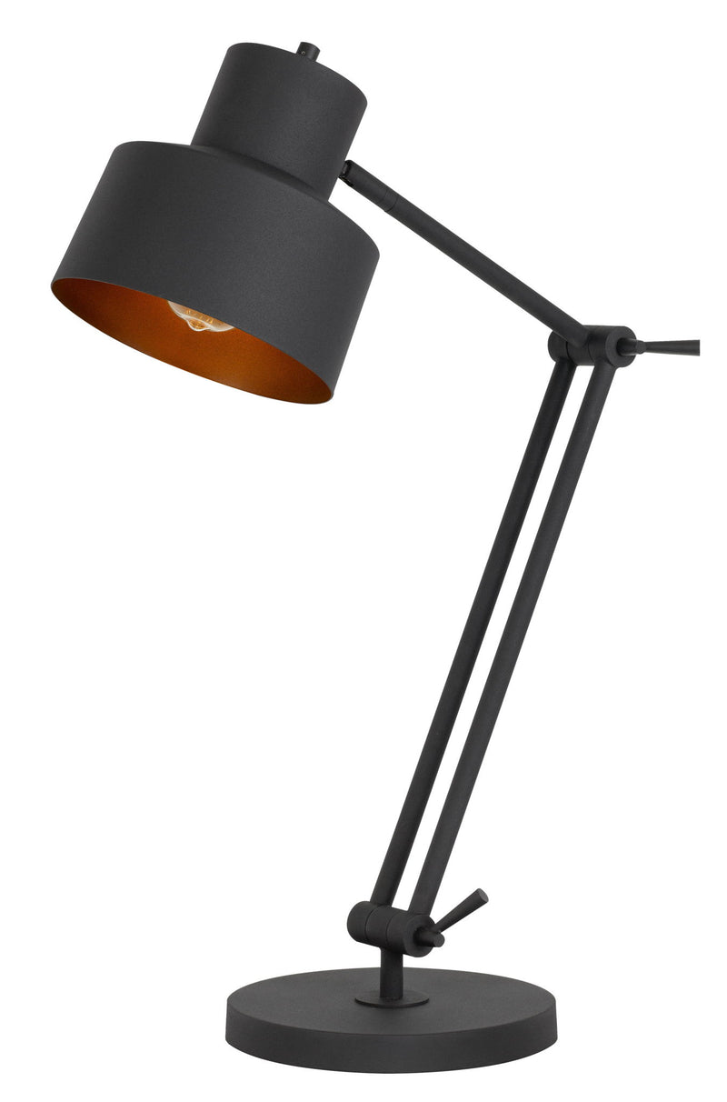 Metal Adjustable Desk Table Lamp - Black
