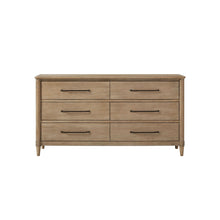 Load image into Gallery viewer, 6 Drawer Dresser - Sand

