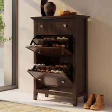 Load image into Gallery viewer, Acadian - Entryway Shoe Storage Cabinet - Brown

