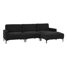 Load image into Gallery viewer, [VIDEO provided] [New] 103.5*59&quot; Modern L-shaped Sectional Sofa, 4-seat Velvet Fabric Couch Set with Convertible Ottoman,Freely Combinable Sofa for Living Room, Apartment, Office,Apartment,2 Colors
