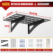 Load image into Gallery viewer, Wall Mounted Shelf For Garage
