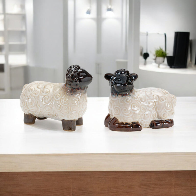 Poly Figurine Tabletop Sculpture (Set of 6) - White