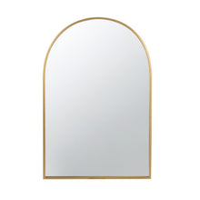 Load image into Gallery viewer, 36" Arch Iron Framed Accent Mirror - Gold
