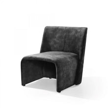 Load image into Gallery viewer, Velvet Solid Color Side Chair - Dark Gray

