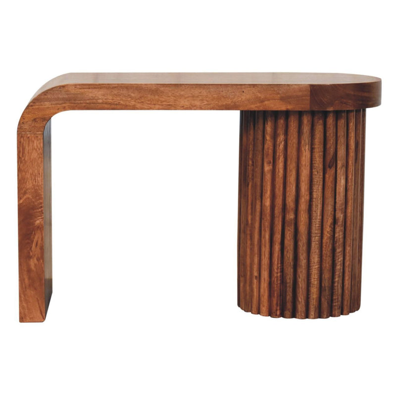 Solid Wood Abstract Coffee Table - Natural