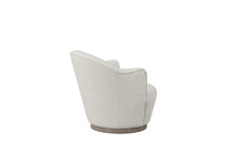 Load image into Gallery viewer, 27" Contemporary Fabric Swivel Barrel Chair - Cream
