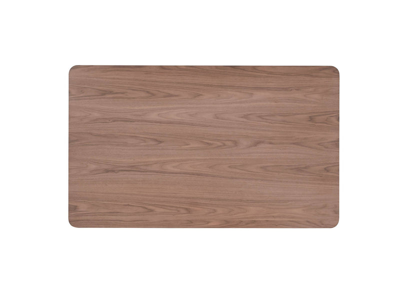 59" Wood Dining Table - Walnut / Black