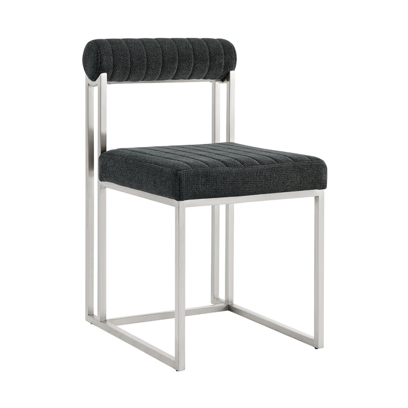Upholstered Polyester Chairs (Set of 2) - Gray