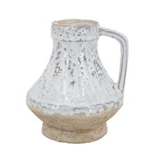 Load image into Gallery viewer, Round Jug Vase - Sand / White
