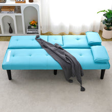 Load image into Gallery viewer, Sofa Bed With Foldable Design And Cup Holder
