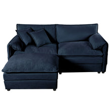 Load image into Gallery viewer, Modern Comfy Deep Seat Modular Sectional Sofa Cloud Couch With Ottoman
