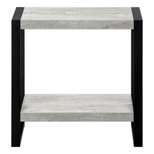 Load image into Gallery viewer, 24" End Table With Shelf - Black And Gray
