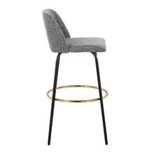 Load image into Gallery viewer, Toriano - Contemporary Fixed Height, Barstool With Swivel &amp; Round Footrest (Set of 2)
