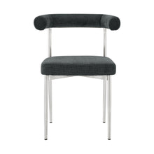 Load image into Gallery viewer, Upholstered Polyester Open Back Dining Chairs (Set of 2) - Gray
