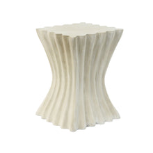Load image into Gallery viewer, Mgo Archaistic Wavy Side Table - Antique Sandstone
