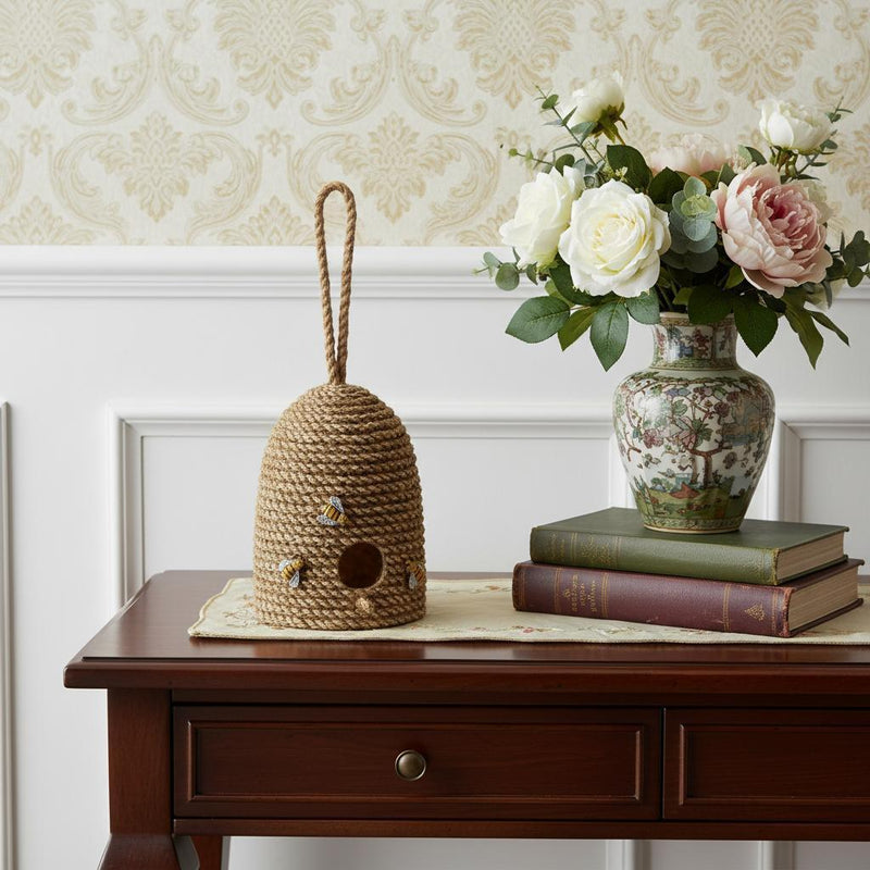 Polyresin Decorative Bird House - Brown