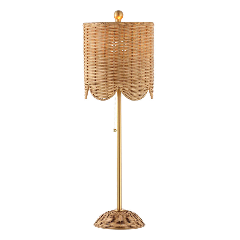 Table Lamps LED With Drum Shades (Set of 2) - Natural
