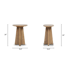 Load image into Gallery viewer, Clarence - Rectangular End Table - Antique Brown
