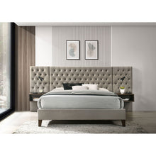 Load image into Gallery viewer, Kiah - Platform Bed With Floating Nightstands
