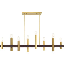 Load image into Gallery viewer, Eight Light Dimmable Chandelier With Shades - Bronze
