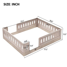 Load image into Gallery viewer, Platform Bed With Guardrail
