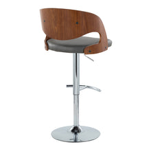 Load image into Gallery viewer, Pino - Mid Century Modern Adjustable Barstool &amp; Swivel With Rounded T Footrest (Set of 2)
