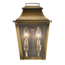 Load image into Gallery viewer, Coventry 2-Light Pocket Wall Light - Aged Brass
