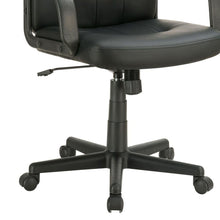Load image into Gallery viewer, Office Chair With Casters Ergonomic Design For Workspaces - Black
