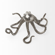 Load image into Gallery viewer, Octopus Tabletop Sculpture - Antiqued Silver

