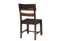 Load image into Gallery viewer, Solid Wood Ladder Back Dining Side Chairs (Set of 2) - Dark Brown
