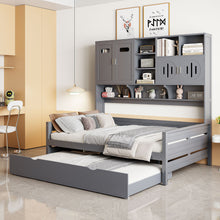 Load image into Gallery viewer, Daybed With All-In-One Cabinet And Shelf
