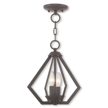 Load image into Gallery viewer, 13" Two Light Dimmable Chandelier With Shades - Bronze
