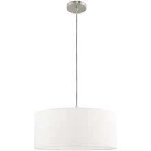 Load image into Gallery viewer, 12" Dimmable Chandelier With Shades - Nickel
