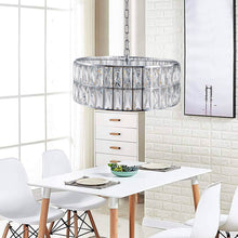 Load image into Gallery viewer, 18'' Chandelier Metal Ceiling Light - Silver

