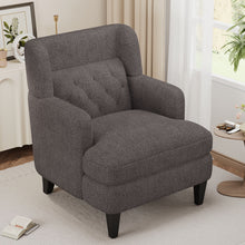 Load image into Gallery viewer, Upholstered Accent Chair Tufted Armchair For Living Room And Bedroom
