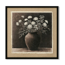 Load image into Gallery viewer, Artistic Path Abstract Flower Bouquet Wall Art - Ancient White
