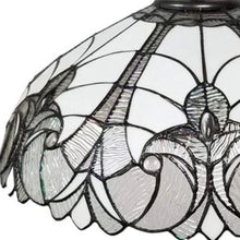 Load image into Gallery viewer, 9'' Unique Statement Two Light Glass Dimmable Chandelier With Shades - Black / White
