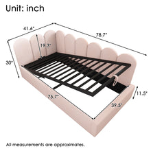 Load image into Gallery viewer, Upholstered Daybed With Metal Slatted Base
