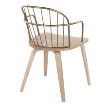 Load image into Gallery viewer, Riley - Farmhouse Arm Chair (Set of 2) - White Washed / Antique Copper
