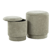 Load image into Gallery viewer, Marla - Upholste Contemporary Ottoman Set
