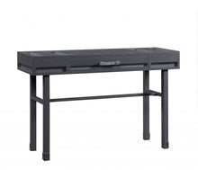 Load image into Gallery viewer, 47" Iron And Wood Vanity Table - Gunmetal
